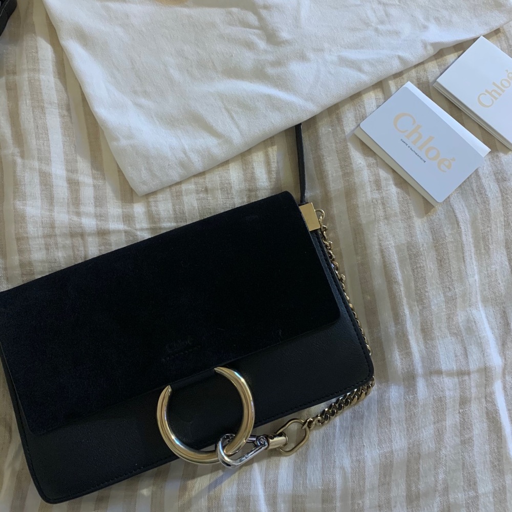 Chloe Faye Bag Small Black